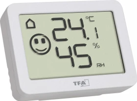 TFA Dostmann Thermo-Hygrometer weiß, digital