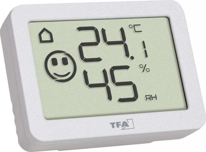 TFA Dostmann Thermo-Hygrometer weiß, digital