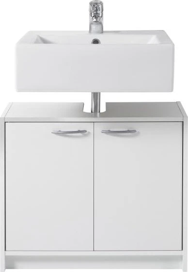 Stella Trading SMASH Waschbeckenunterschrank 630x550x290mm weiß matt