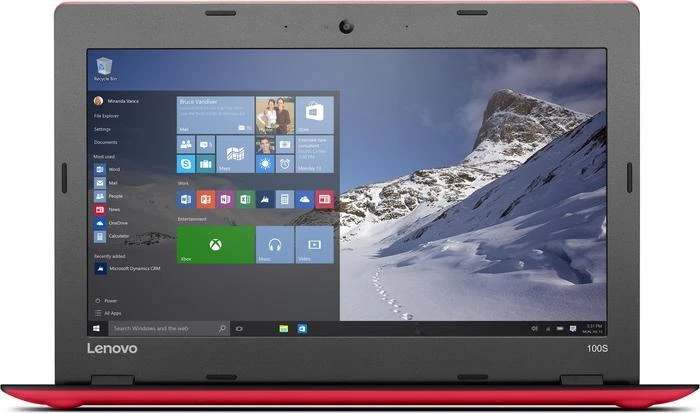Lenovo IdeaPad 100S-11IBY, rot, Atom Z3735F, 2GB RAM, 64GB Flash, DE