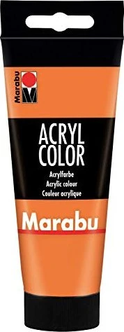 Marabu Acryl Color Acrylfarbe, orange, 100ml