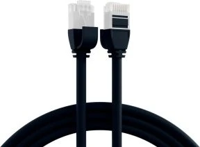 EFB Elektronik TPE Ultraflex kompakt Patchkabel, Cat6a, U/UTP, RJ-45/RJ-45, 3m, schwarz