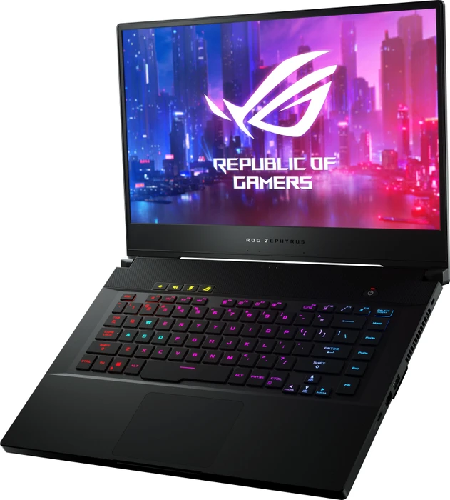 ASUS ROG Zephyrus S15 GX502GV-ES001T, schwarz, Core i7-9750H, 16GB RAM, 512GB SSD, GeForce RTX 2060, DE