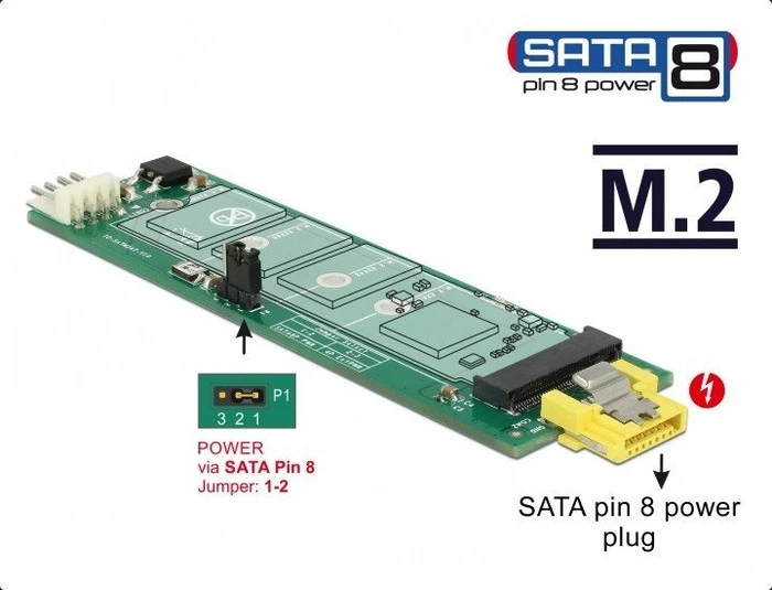 DeLOCK SATA -> M.2 SATA
