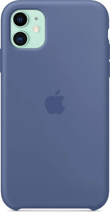 Apple Silikon Case für iPhone 11 leinenblau