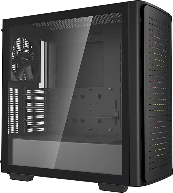 DeepCool CK560, schwarz, Glasfenster