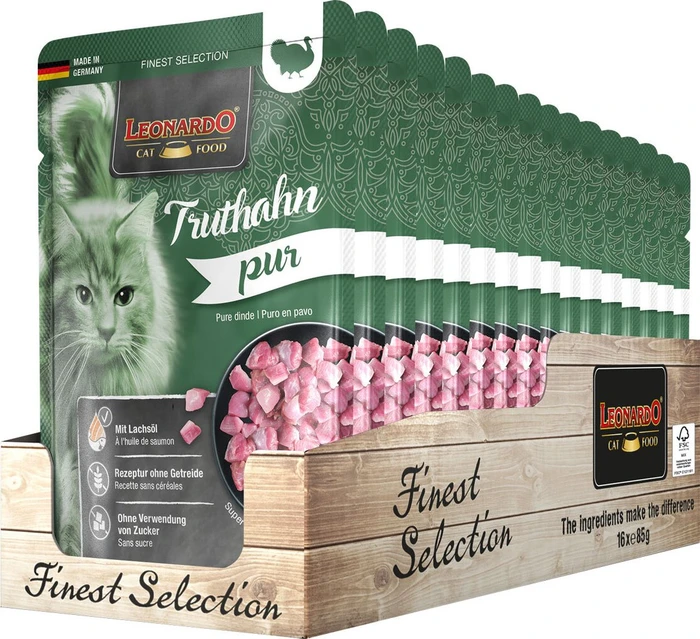 Leonardo Finest Selection, mit Pur Truthahn, 1.36kg (16x 85g)