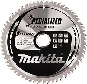 Makita Specialized Efficut Kreissägeblatt 60Z, 216x1.5x30mm, 1 Stück