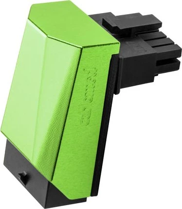 CableMod 12VHPWR Winkeladapter 90 Grad, Variante A, Sense-Pins an der Unterseite, grün