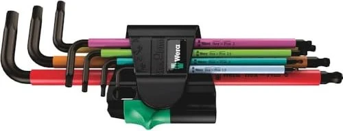 Wera 950 SPKL/7B SM Multicolour Innensechskant Winkelschlüsselsatz, 7-tlg.