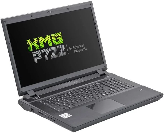 Schenker XMG P722-8OV Pro, Core i7-3630QM, 16GB RAM, 250GB SSD, 750GB HDD, GeForce GTX 680M, DE