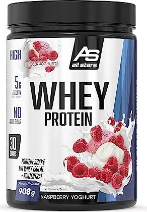 All Stars Whey Protein Raspberry Yoghurt 908g