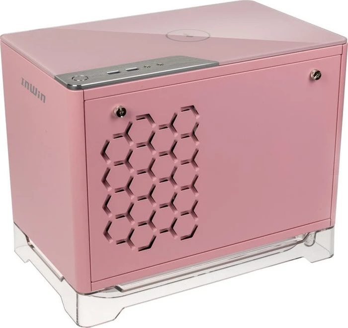 In Win A1 Plus pink, Glasfenster, Mini-ITX, 650W