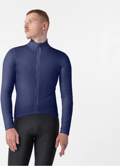 Castelli Competizione Thermal Trikot langarm belgian blue (Herren) (4526512-424)