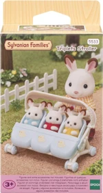 Epoch Sylvanian Families - Möbel-Sets - Drillings-Kinderwagen