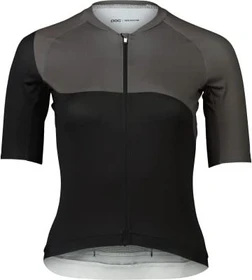 POC Essential Road Print Trikot kurzarm uranium black/sylvanite grey (Damen)