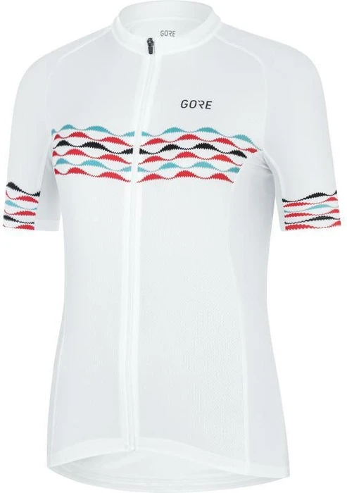 Gore Wear Skyline Trikot kurzarm white/scuba blue (Damen)