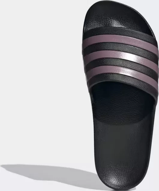 adidas Aqua Adilette core black/matt purple (Damen)