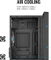AeroCool CS-109 [V1] Black, Glasfenster Vorschaubild