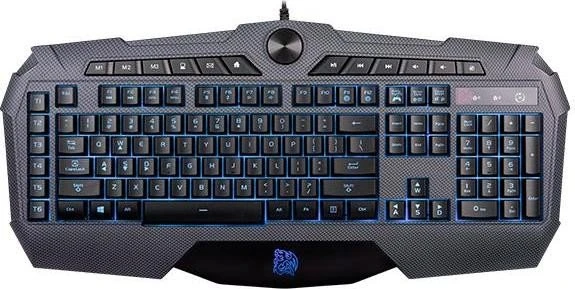 Tt esports Challenger Prime Carbon Edition Gaming Keyboard, USB, DE