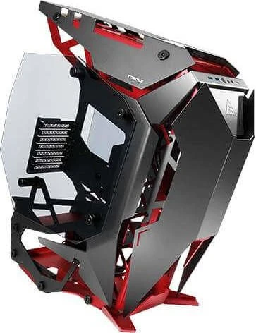 Antec Torque, anthrazit/rot, Glasfenster