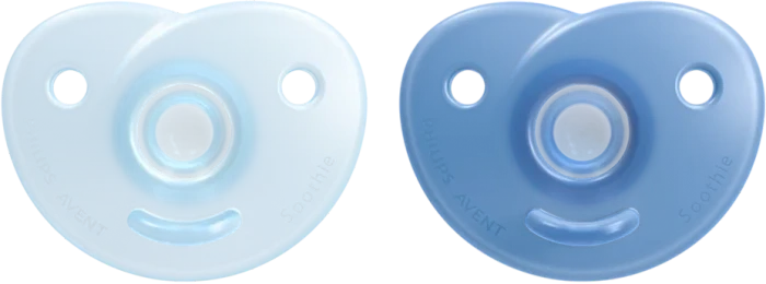 Philips Avent Soothie Shapes Beruhigungsschnuller, Silikon, 0-6M, 2er-Pack