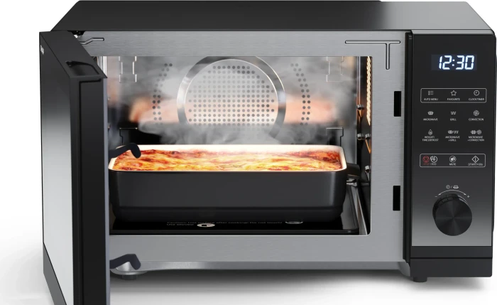 Sharp YC-GC52BE-B Mikrowelle mit Grill/Heißluft
