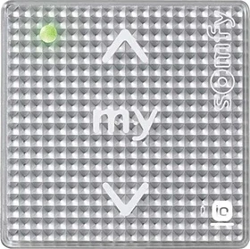 Somfy Smoove 1 IN io Pure Shine Funk-Wandsender für Antriebsteuerung