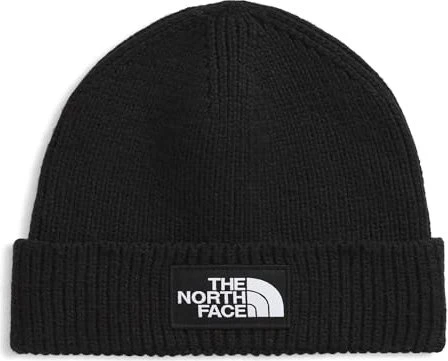The North Face Logo Box mit Umschlag Beanie tnf black