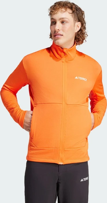 adidas Terrex Multi Light Fleece Jacke semi impact orange (Herren)