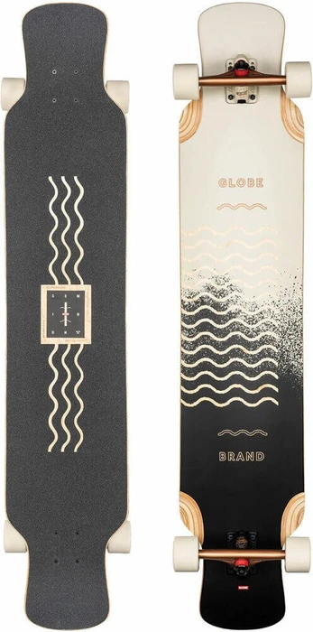 Globe Geminon XL 47" Komplett-Longboard spray wave/black copper