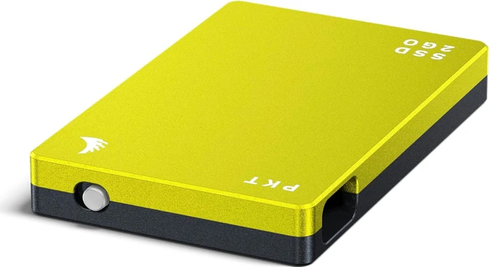 Angelbird SSD2go PKT MK3 portable SSD, schwarz/gelb, 2.5", 2TB, USB-C 3.2