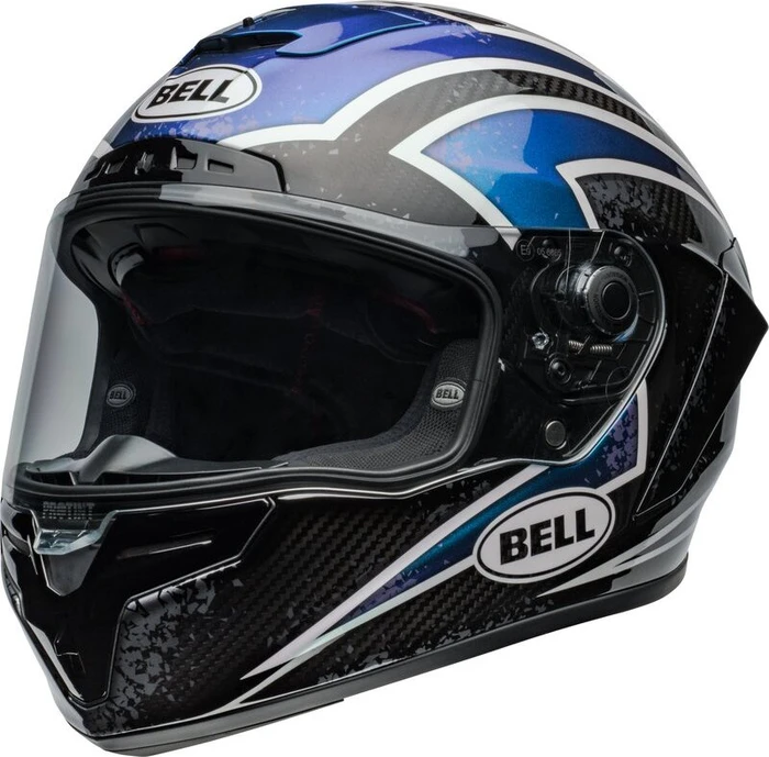Bell Race Star DLX Flex Xenon schwarz/weiß/blau