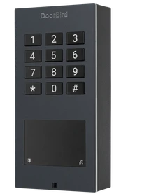 DoorBird A1121 IP Zugangskontrollsystem, 500 Mitarbeiter, Edelstahl V2A pulverbeschichtet, RAL 7016, Aufputz (423872226)