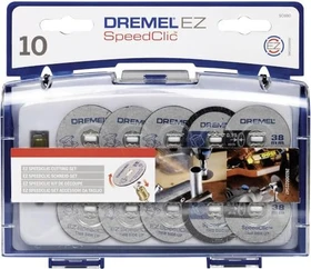 Dremel SpeedClic SC690 Zubehörset für Multifunktionswerkzeug inkl. Werkzeugbox, 11-tlg.