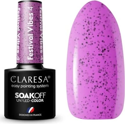 Claresa UV-Nagellack Festival Vibes 4, 5ml