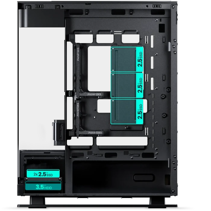 Phanteks Evolv X2, schwarz/gold, Glasfenster