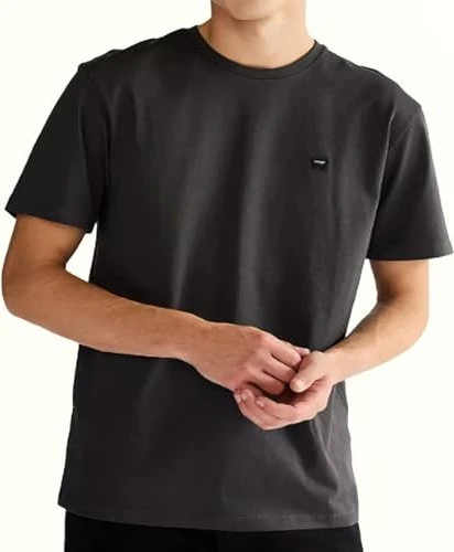 Wrangler Sign Off T-Shirt kurzarm faded black (Herren)