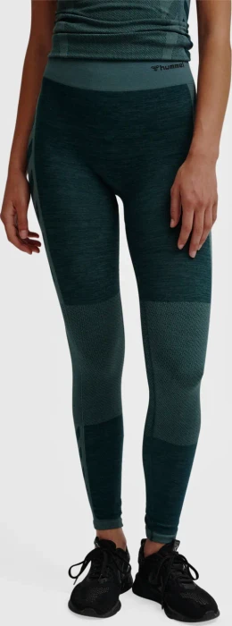 hummel CLEA Seamless Tight Hose lang green gables/garden topiary me (Damen)