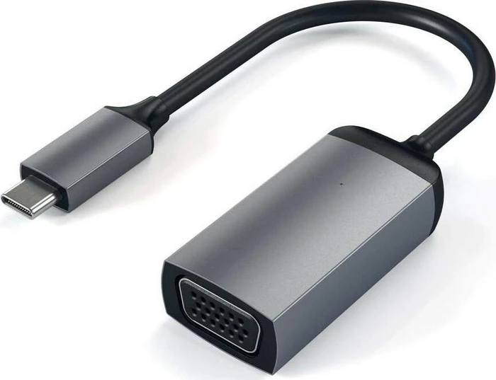 Satechi USB-C auf VGA Adapter, space gray