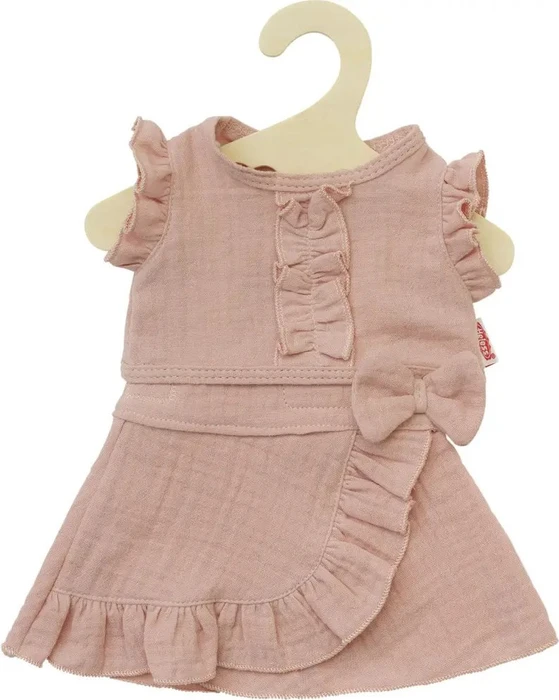 Heless Puppen-Wickelrock mit Rüschen-Top rosa 35-45cm