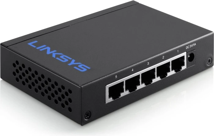 Linksys LGS100 Desktop Gigabit Switch, 5x RJ-45