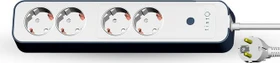 Müller Licht tint Smart Power Strip, Funksteckdosen-Steckdosenleiste, 2+2-fach, 1.8m (404017)