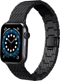 Pitaka Carbon Fiber Watch Band Modern für Apple Watch 42mm/44mm schwarz