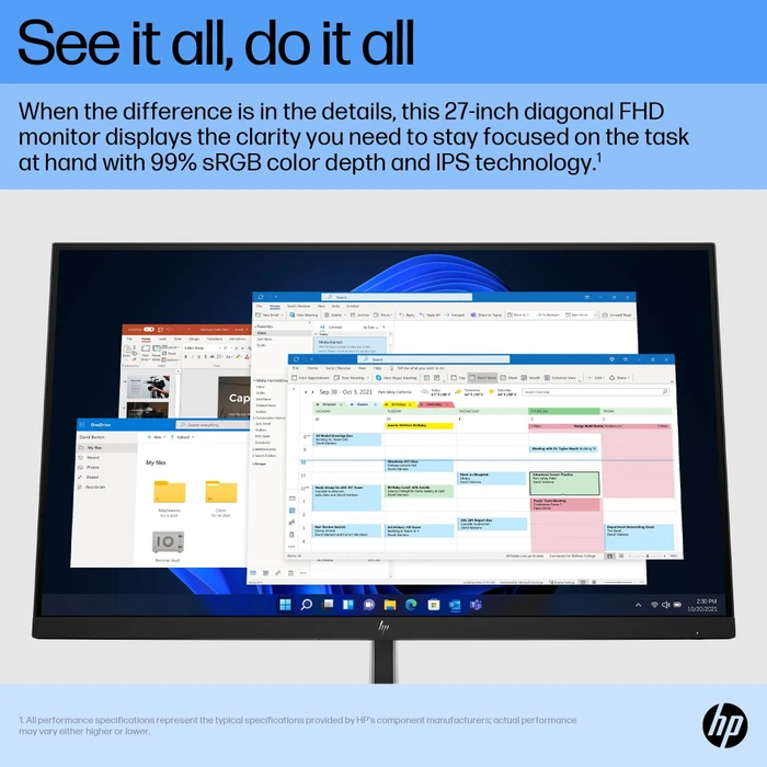 HP E27 G5, 3 Jahre Garantie, 27"