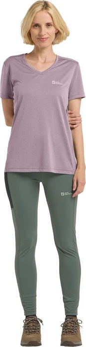 Jack Wolfskin Crosstrail Funktionsshirt kurzarm wild blossom (Damen)