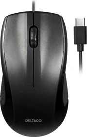 Deltaco Wired Optical USB-C Mouse schwarz, USB (MS-711-C)