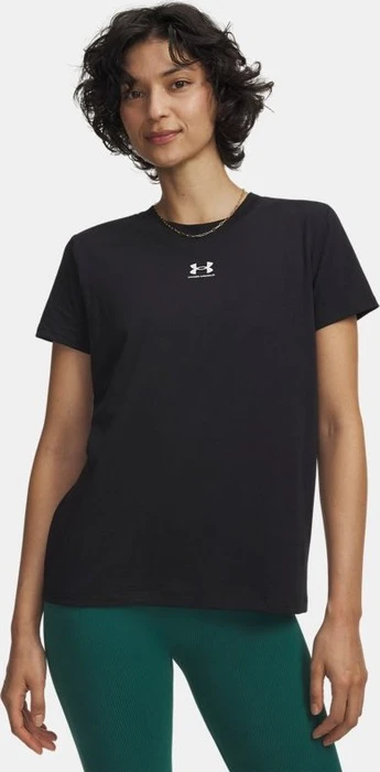 Under Armour Rival Core Funktionsshirt kurzarm schwarz/weiß (Damen)