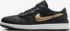 Nike Air Jordan 1 Low FlyEase black/white/metallic gold