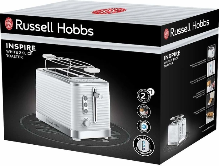 Russell Hobbs Inspire Toaster white